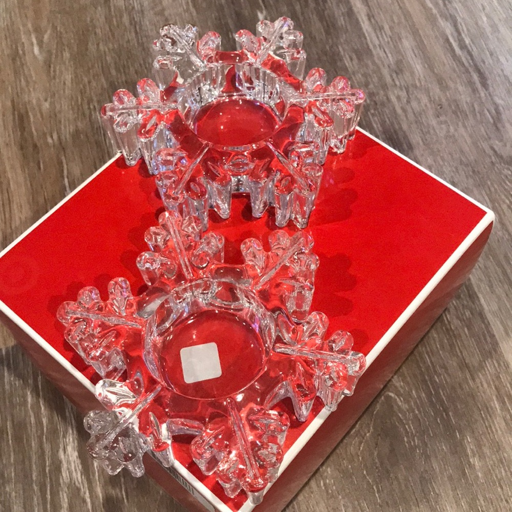 Snowflake Tea-light Candle Set